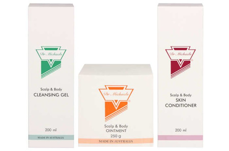 Zestaw powiększony Dr Michaels do skóry gładkiej ciała